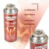 Gas One 8oz Camping Fuel 8 Pack Portable Stove Butane-5