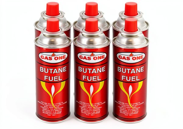 Gas One 8oz Camping Fuel 8 Pack Portable Stove Butane-0