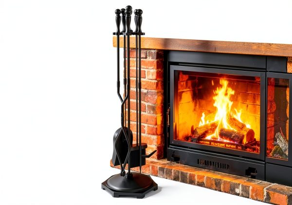 Fire Beauty Fireplace Tool Set Ergonomic Design-0