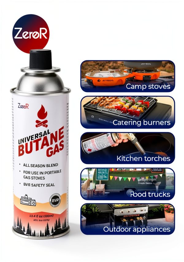 ZeroR Butane Fuel Canisters Camping Stoves Pack of 4-3