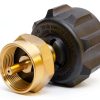 Propane Refill Adapter CALPOSE Brass Camping Fuel Saver-0