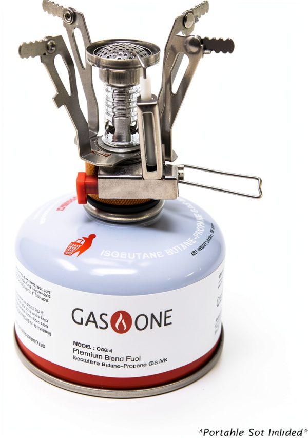 Gas One Isobutane Fuel 4 Pack Camping Stove Canister-4