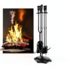 Fire Beauty Fireplace Tool Set Ergonomic Design-8