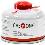 Gas One Isobutane Fuel Canister Camping Stove Propane Blend-0