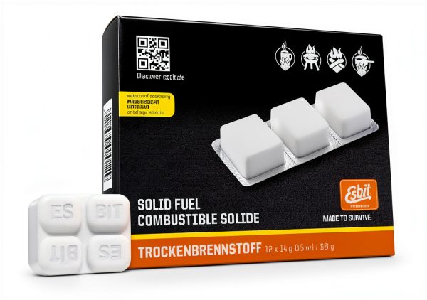 Esbit Fuel Tablets 12 Pack Smokeless Camping Fuel-0
