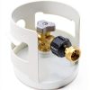 Propane Refill Adapter CALPOSE Brass Camping Fuel Saver-5