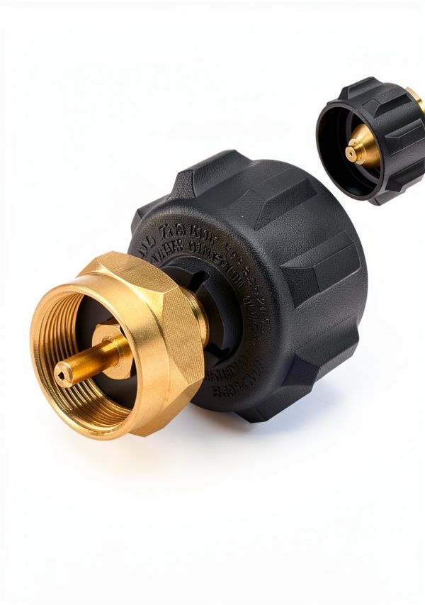 Propane Refill Adapter CALPOSE Brass Camping Fuel Saver-1