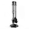 Fire Beauty Fireplace Tool Set Ergonomic Design-1