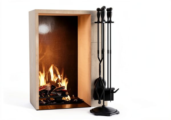 Fire Beauty Fireplace Tool Set Ergonomic Design-2