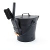 Fireplace Ash Bucket Pure Garden Metal Wood-6