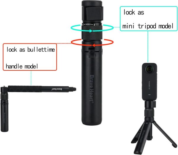 Qingshang Multi-Function Tripod for Insta360 ONE X3 ONE X2-1