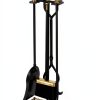 FEED GARDEN Fireplace Tool Set Wrought Iron-0