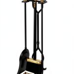 FEED GARDEN Fireplace Tool Set Wrought Iron-0
