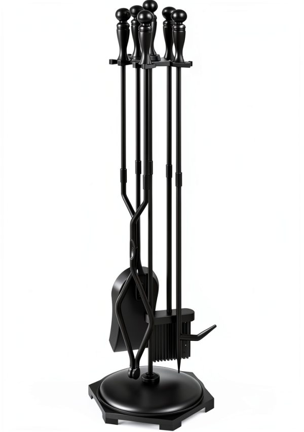 Fire Beauty Fireplace Tool Set Ergonomic Design-5