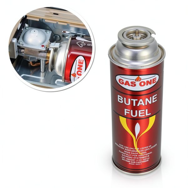 Gas One 8oz Camping Fuel 8 Pack Portable Stove Butane-4