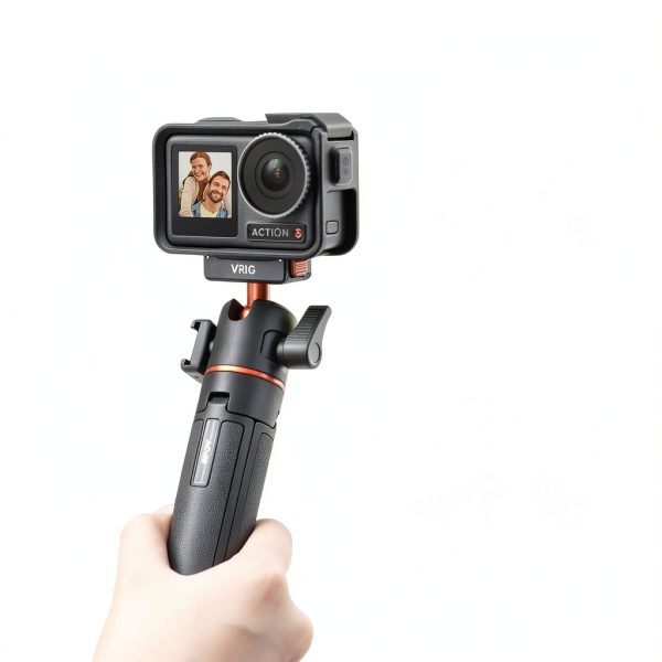 Mini Extension Rod VRIG Tripod 360 Ball Head-7
