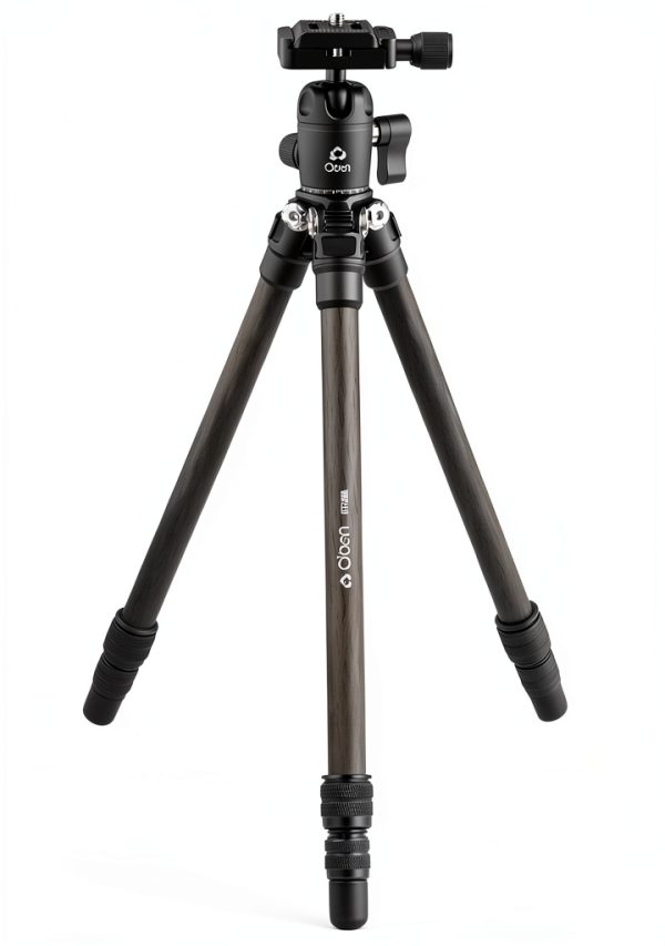 Carbon Fiber Tripod Oben CTT-1000L 3 Section-0