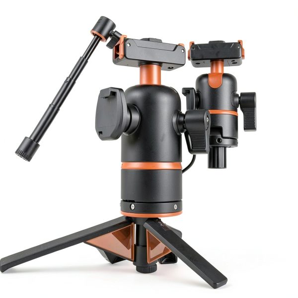 Mini Extension Rod VRIG Tripod 360 Ball Head-5