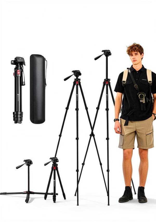 JOBFRI Compact Portable Travel Tripod-5