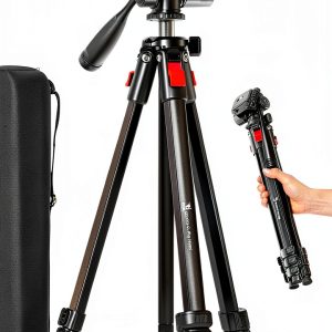 JOBFRI Compact Portable Travel Tripod-0