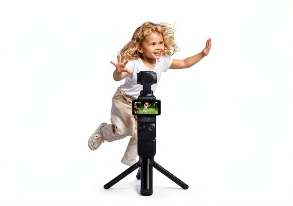 HeiyRC Aluminum Mini Tripod for DJI Pocket 3 10kg Load 4.2in Foldable-5
