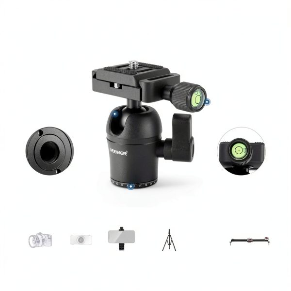 Carbon Fiber Desktop Mini Tripod NEEWER TP09 20in Adjustable-3