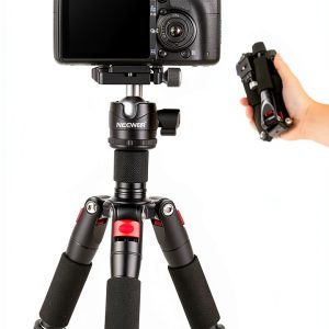 Desktop Mini Tripod NEEWER TP-AAM521 Aluminum Adjustable Ball Head-0