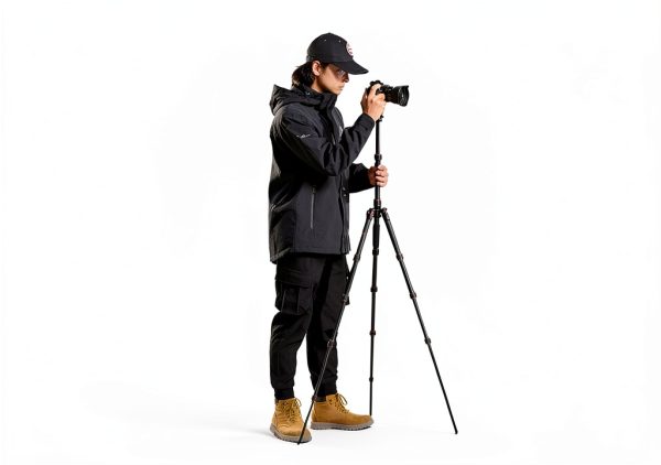 K&F Concept Carbon Fiber Tripod 68‑inch D255C4 Model A225C0+BH‑25L-4