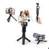 HeiyRC Aluminum Mini Tripod for DJI Pocket 3 10kg Load 4.2in Foldable-2