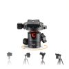 K&F Concept Carbon Fiber Tripod 68‑inch D255C4 Model A225C0+BH‑25L-5
