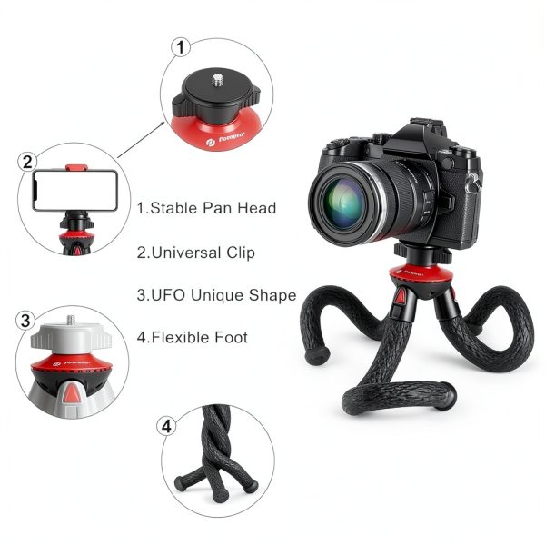 Fotopro UFO Basic Tripod Lightweight Portable Camera Stand-1