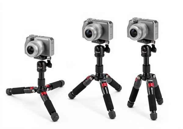 Mini Tripod NEEWER TP AAM521 Black Aluminum 19.7 Inch Adjustable Stand-4