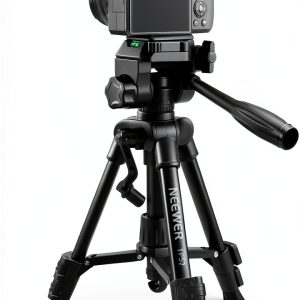 NEEWER TP52 Mini Tripod with Phone Holder Metal Plastic 4lb Capacity-0