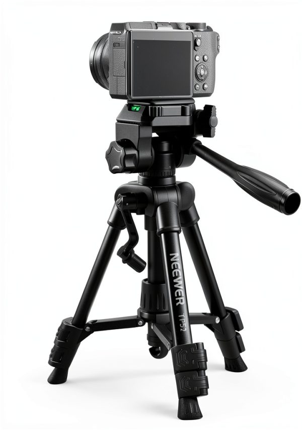 NEEWER TP52 Mini Tripod with Phone Holder Metal Plastic 4lb Capacity-0