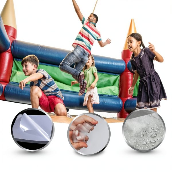 TPU Air Mattress Patch Kit 30 Pack by 10Leccion Waterproof Repair Set-3
