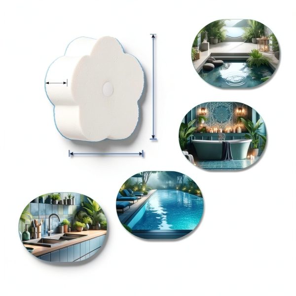 Sirona 82114 Defend, 32 fl Oz – Includes My Garden Pool 20 Ct. Test Strips & Scum Sponge – Prevents Scale & Staining for Clear & Balanced Spa Water-3