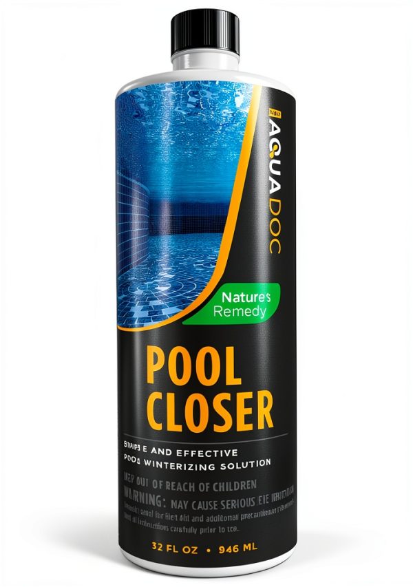 AquaDoc All-in-One Pool Closing Kit Chemical - 32oz - Treats up to 30,000 Gallons - Pool Winterizing Kit for Above Ground and Inground Pools - Winter Closing Chemicals Made in USA-0