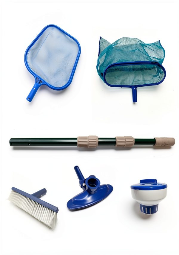 FibroPool Above Ground Pool Maintenance Kit with Telescoping Pole-4