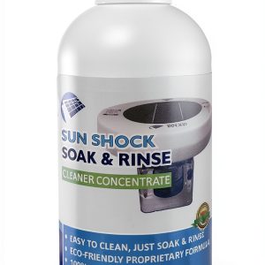 Copper Anode, Basket, and Coil Cleaner - Easy to Use, Prolongs The Electrode (8oz) - Cleans Your Solar Pool Ionizer's Basket and Electrode, All at Once - Sun Shock Soak and Rinse-0