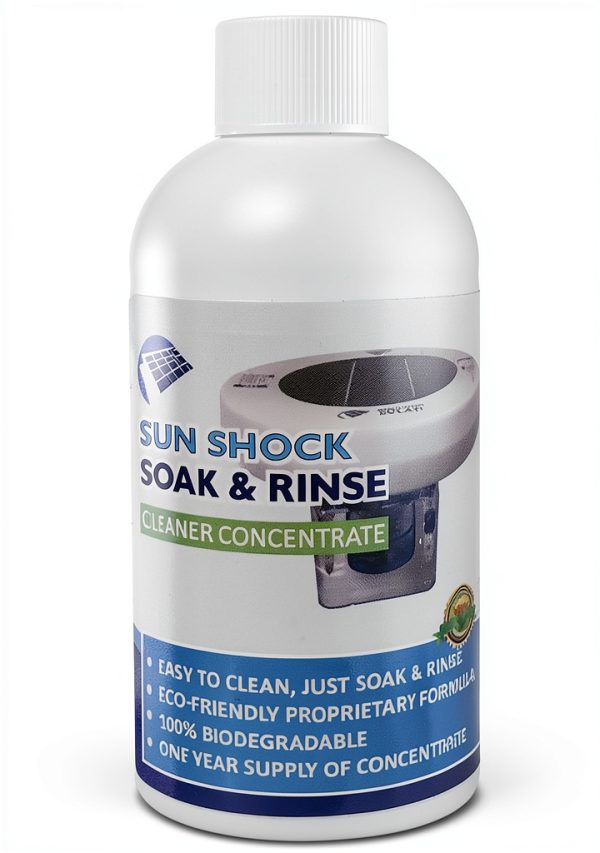 Copper Anode, Basket, and Coil Cleaner - Easy to Use, Prolongs The Electrode (8oz) - Cleans Your Solar Pool Ionizer's Basket and Electrode, All at Once - Sun Shock Soak and Rinse-0