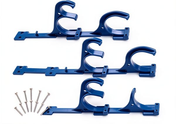ATIE Pool Rust-Resistant, Oxidation-Resistant, Chemical-Resistant Pool Pole Hanger/Hook/Holder for Pool Telescoping Pole, Vacuum Hose, Leaf Skimmer, Brushes, and Garden Tools-0