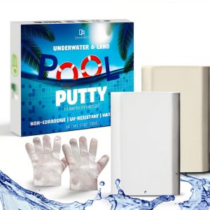 Pool Putty 10oz 2-Part Epoxy Repair Kit by DecorRom Waterproof Seal-0