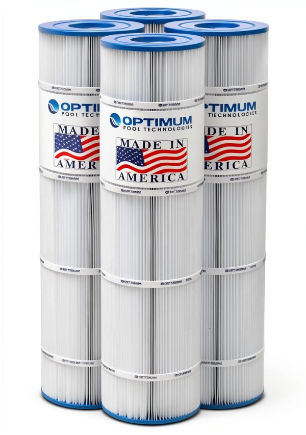Pool Filter 4PK Replacement Optimum Pool 106SQFT Reemay Cartridges-0